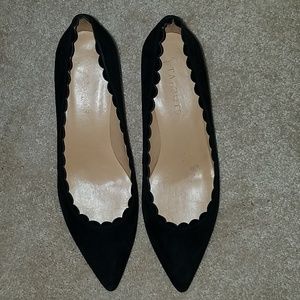Talbots Black Kitten Heels